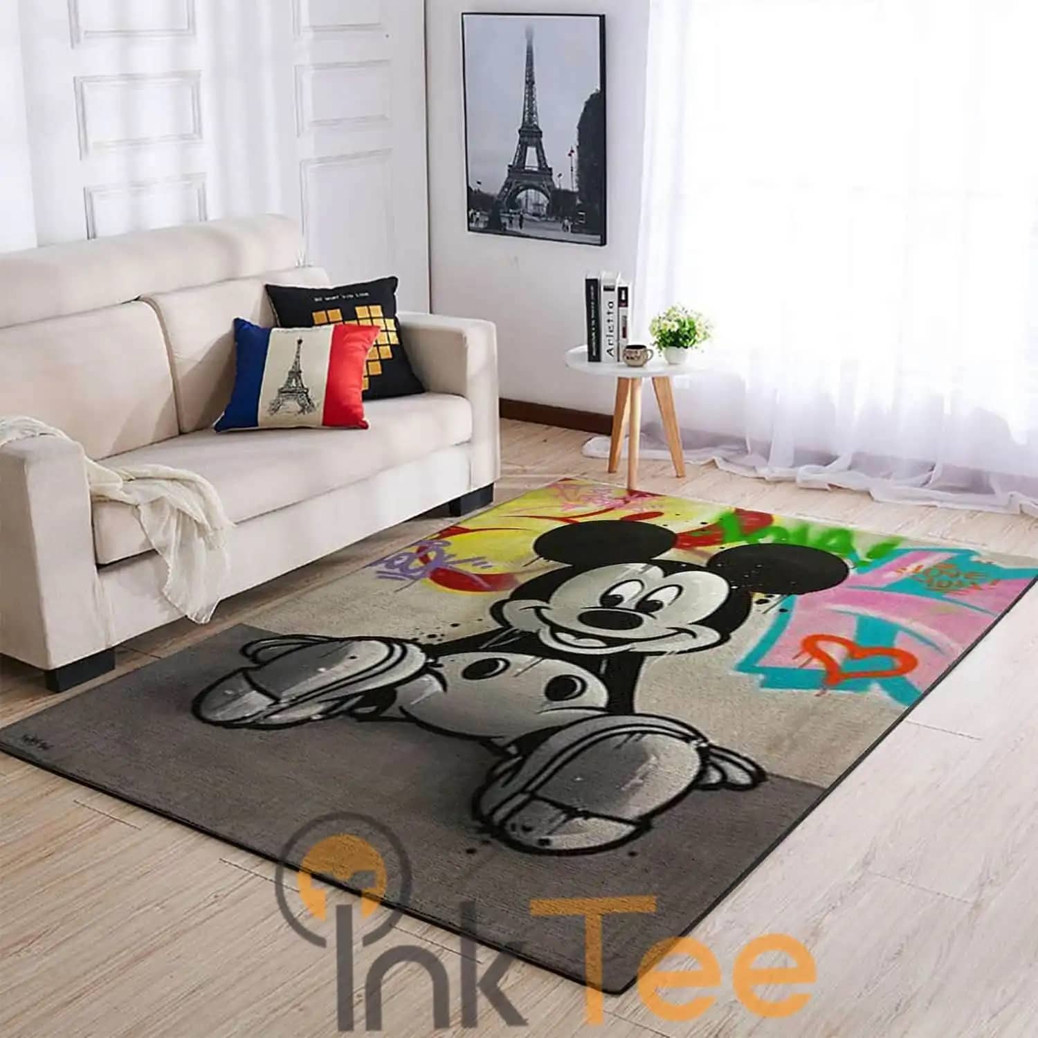 Colorful Mickey Mouse Living Room Area Amazon Best Seller Sku 4080 Rug