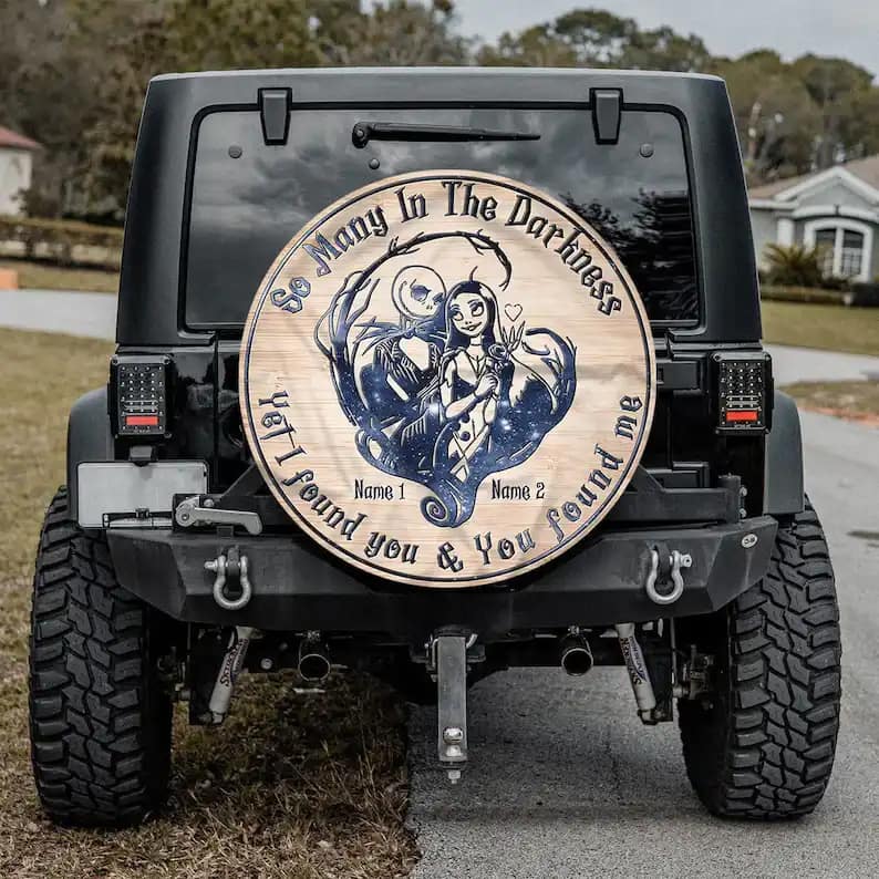 Couple Personalized Gifts Tire Cover