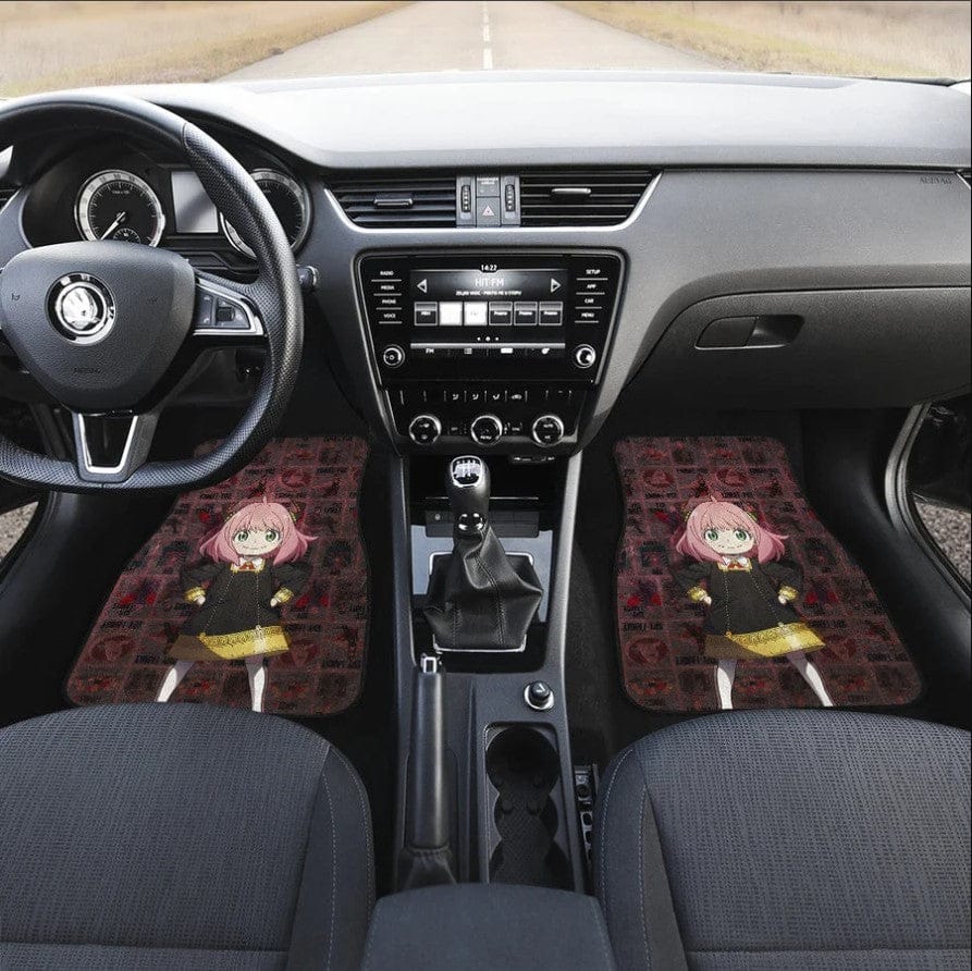 Inktee Store - Cute Anya Forger Spy X Family Car Floor Mats Image