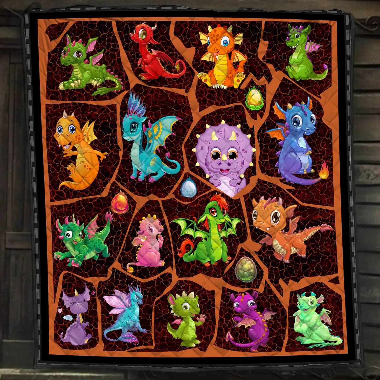 Cute Baby Dragons Dragon Mania Legends Gift For Lovers Quilt