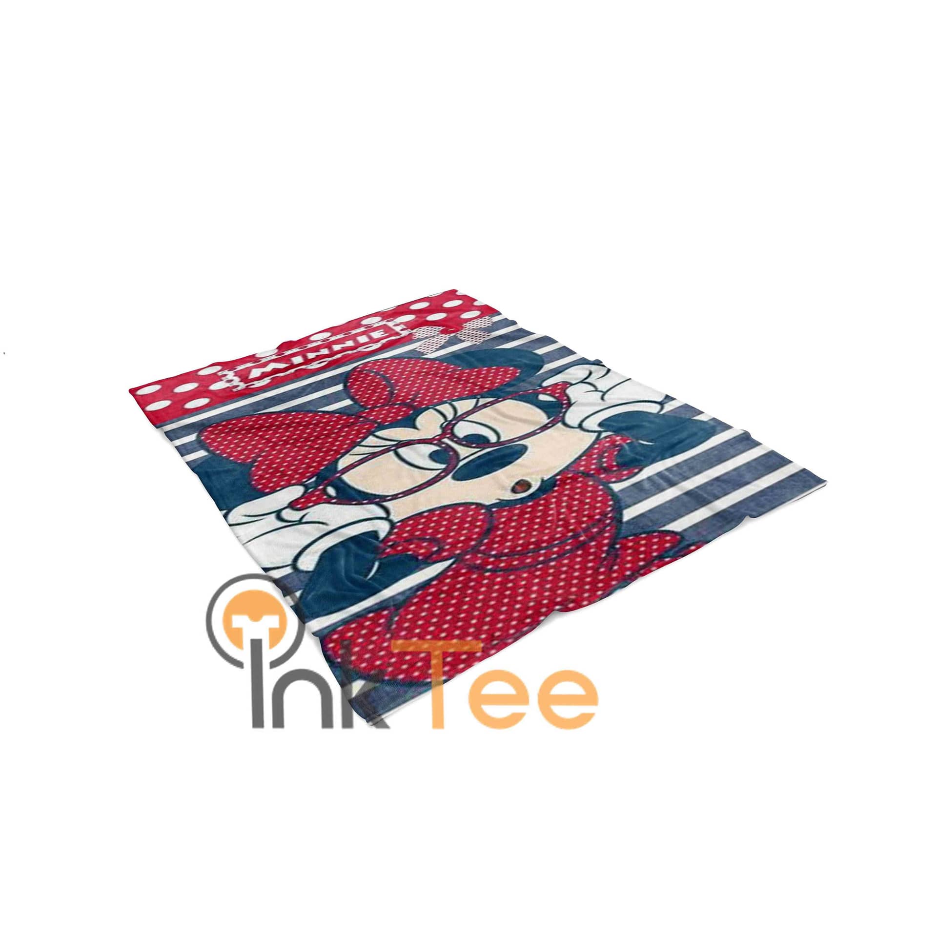 Inktee Store - Cute Minnie Mickey Limited Edition Area Amazon Best Seller 4111 Fleece Blanket Image