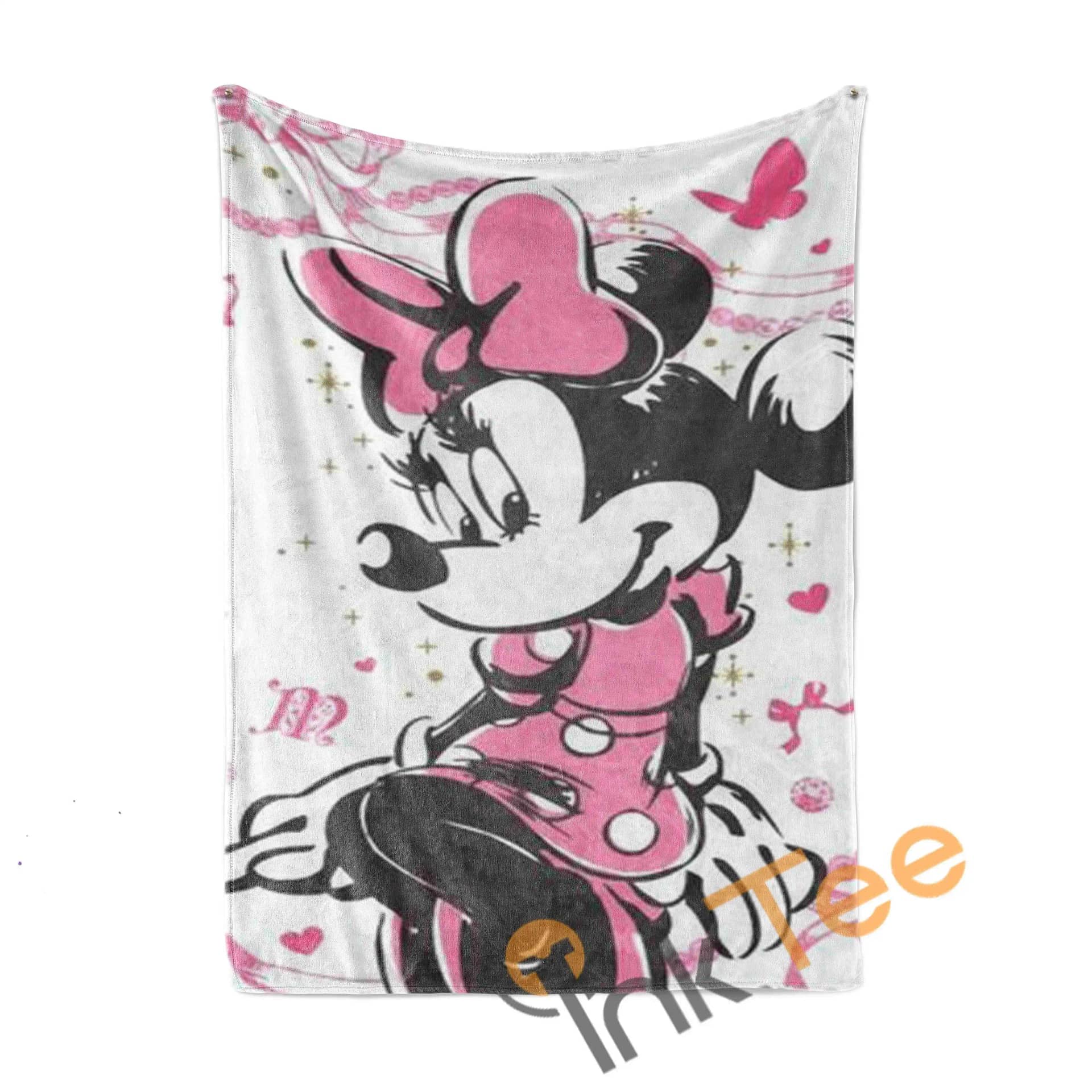 Cute Minnie Mouse Limited Edition Area Amazon Best Seller 4105 Fleece Blanket