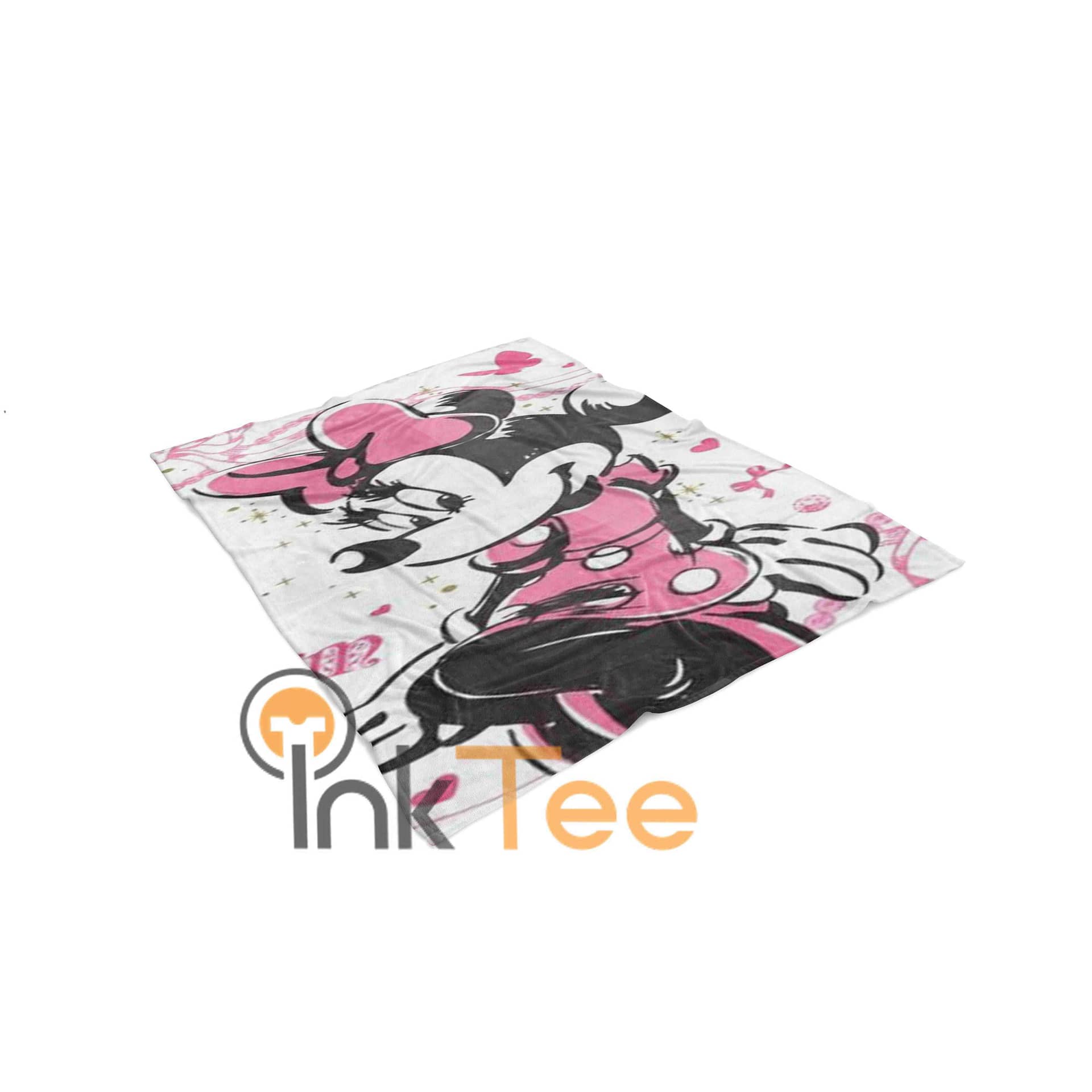 Inktee Store - Cute Minnie Mouse Limited Edition Area Amazon Best Seller 4105 Fleece Blanket Image