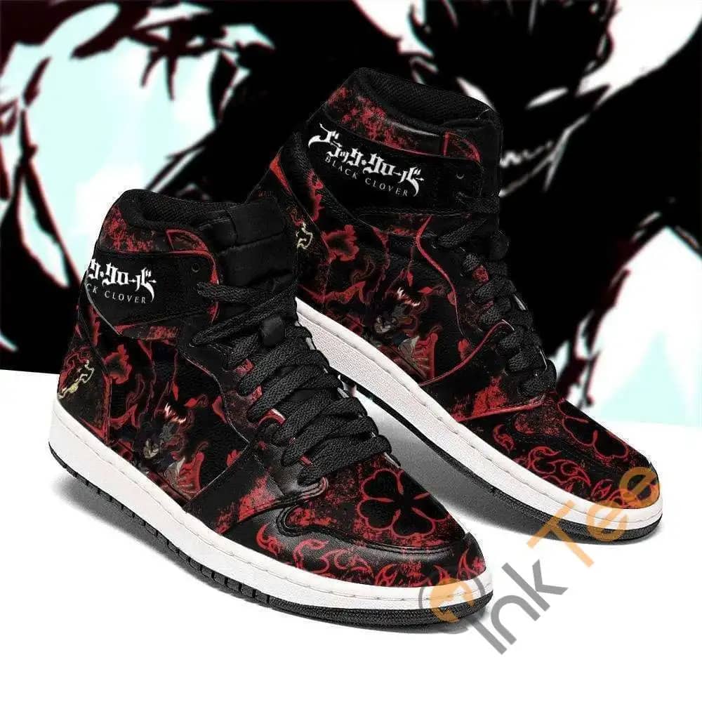 Devil Black Asta  Black Clover Air Jordan Shoes