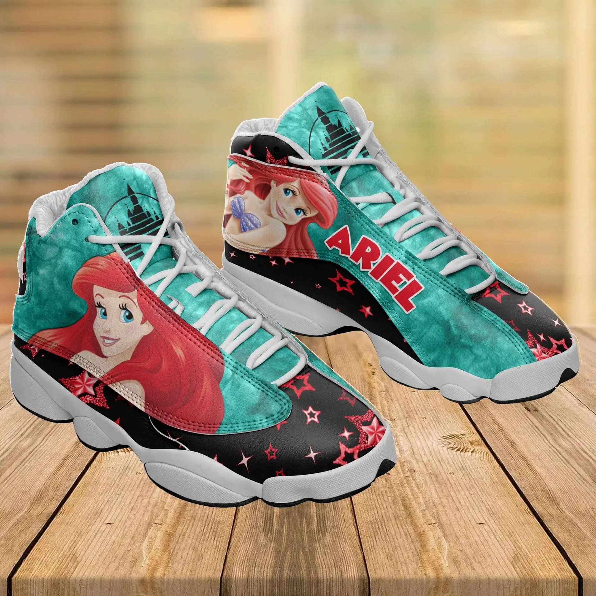 Disney Ariel The Little Mermaid Air Jordan Shoes