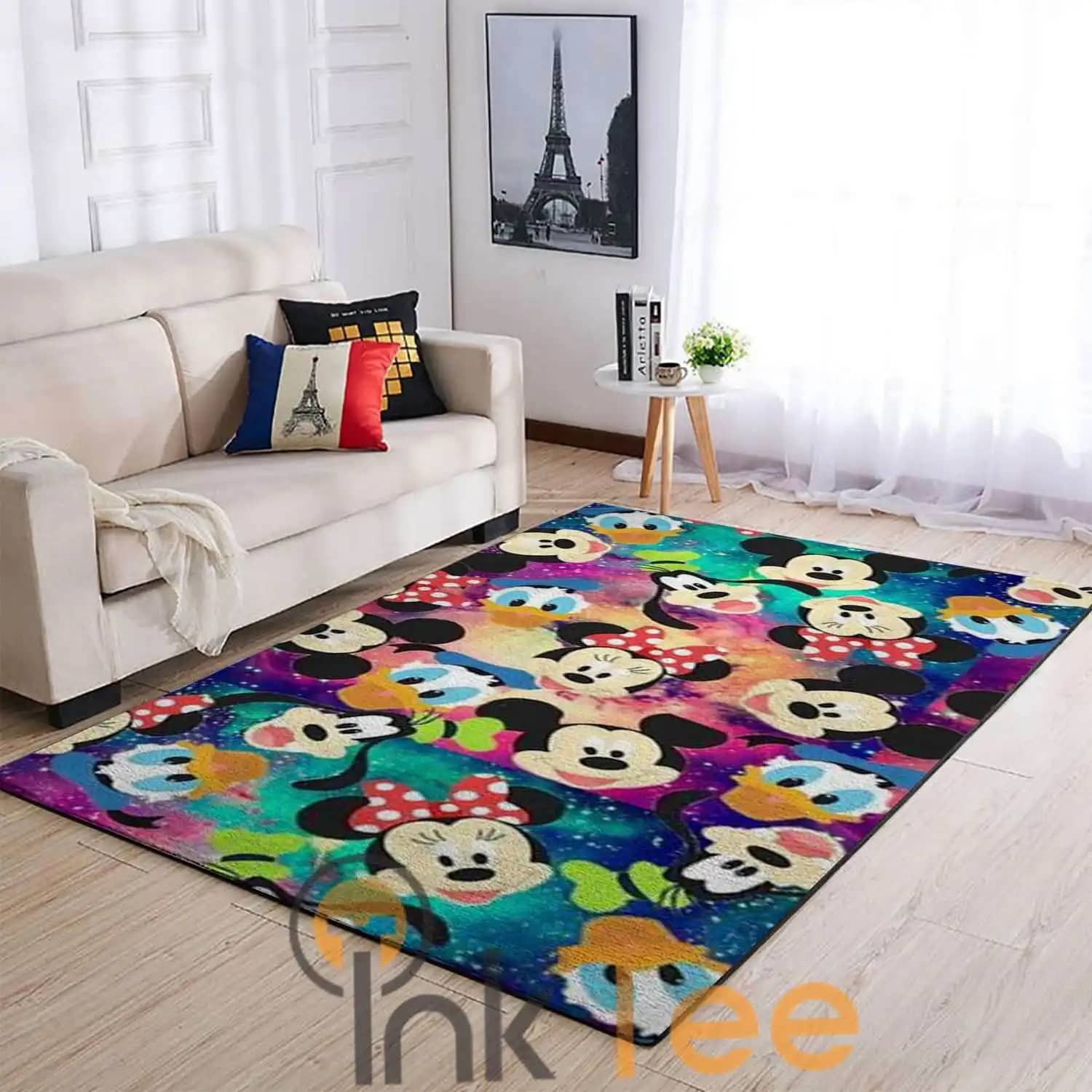 Disney Cartoon Characters Living Room Area Amazon 4104 Rug