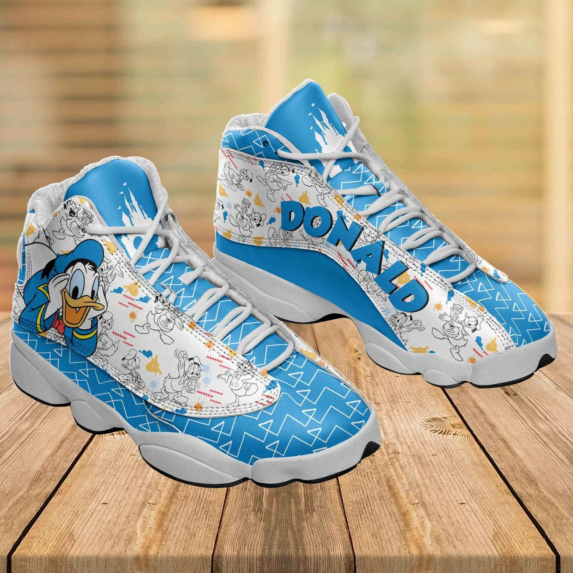 Disney Donald Duck Air Jordan Shoes