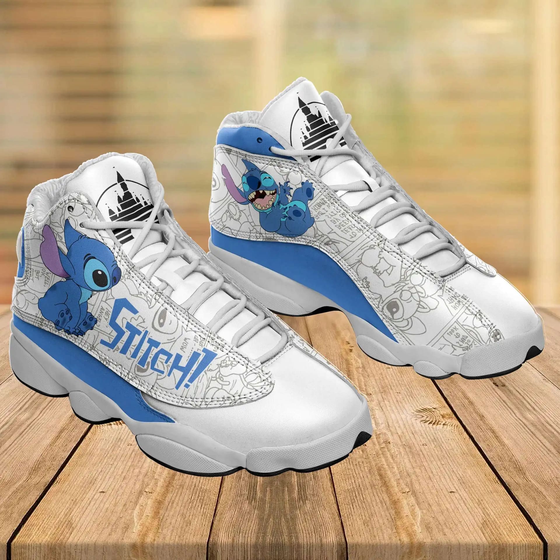 Disney Lilo And Stitch Air Jordan Shoes