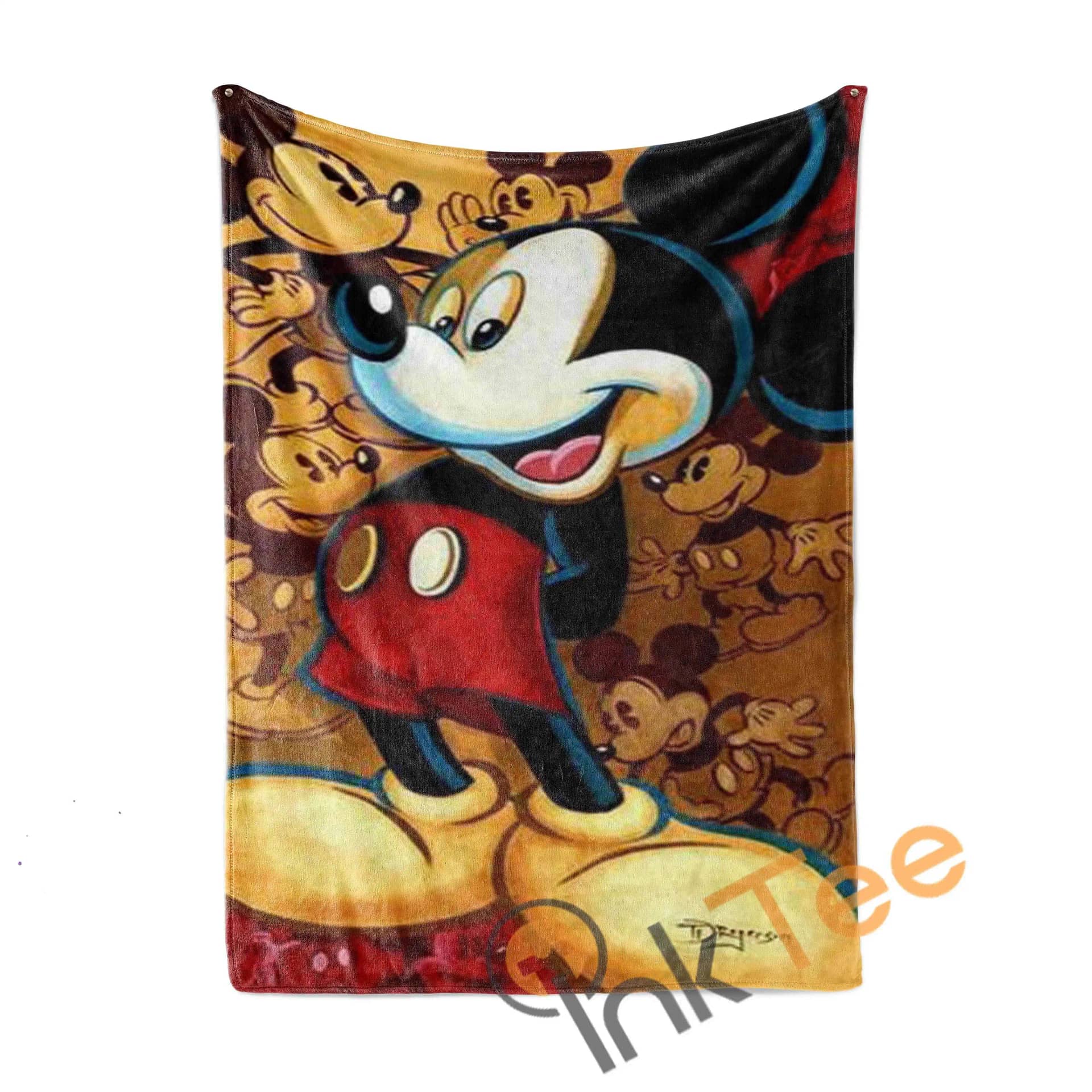Disney Mickey Mouse Limited Edition Amazon Best Seller Sku 4090 Fleece Blanket