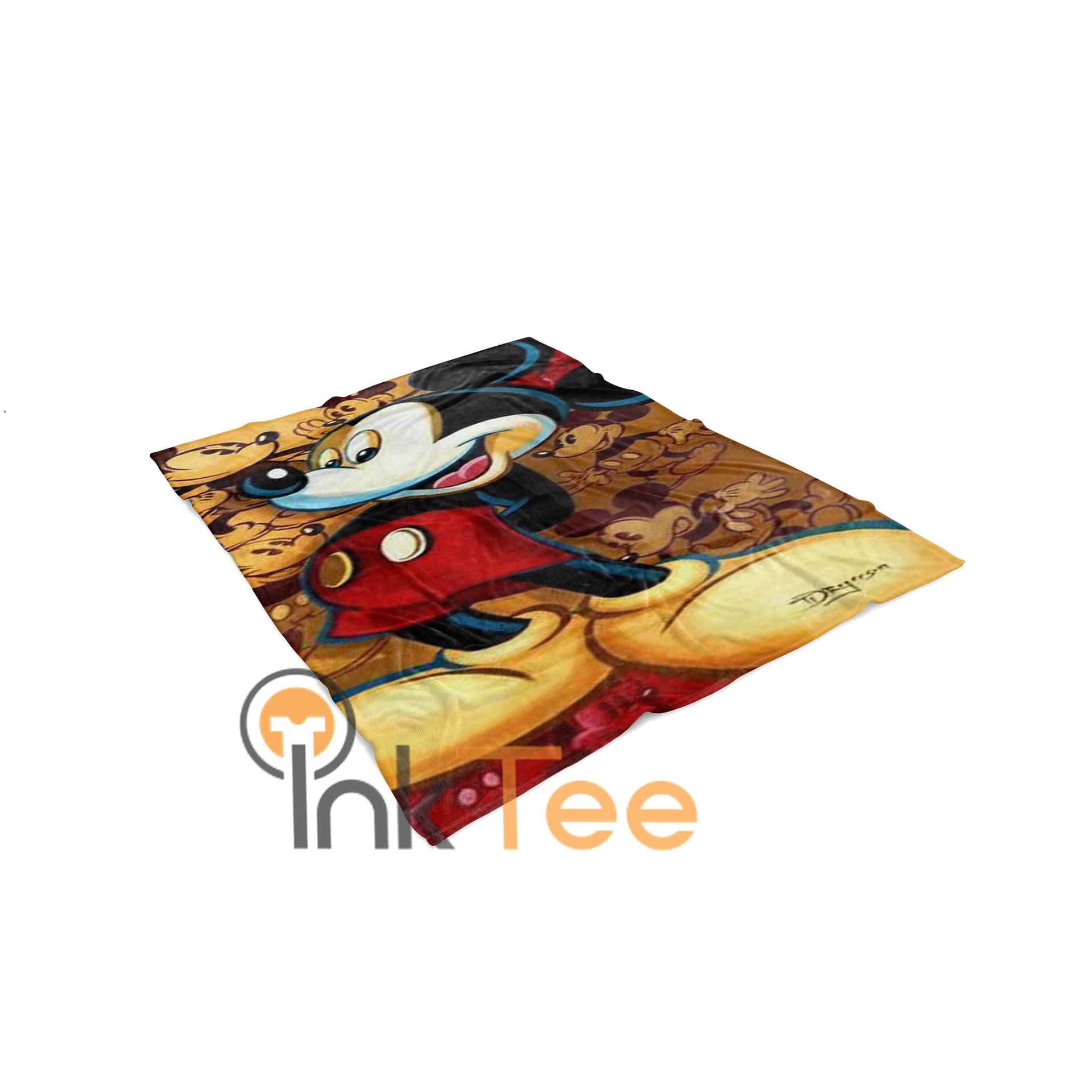 Inktee Store - Disney Mickey Mouse Limited Edition Amazon Best Seller Sku 4090 Fleece Blanket Image