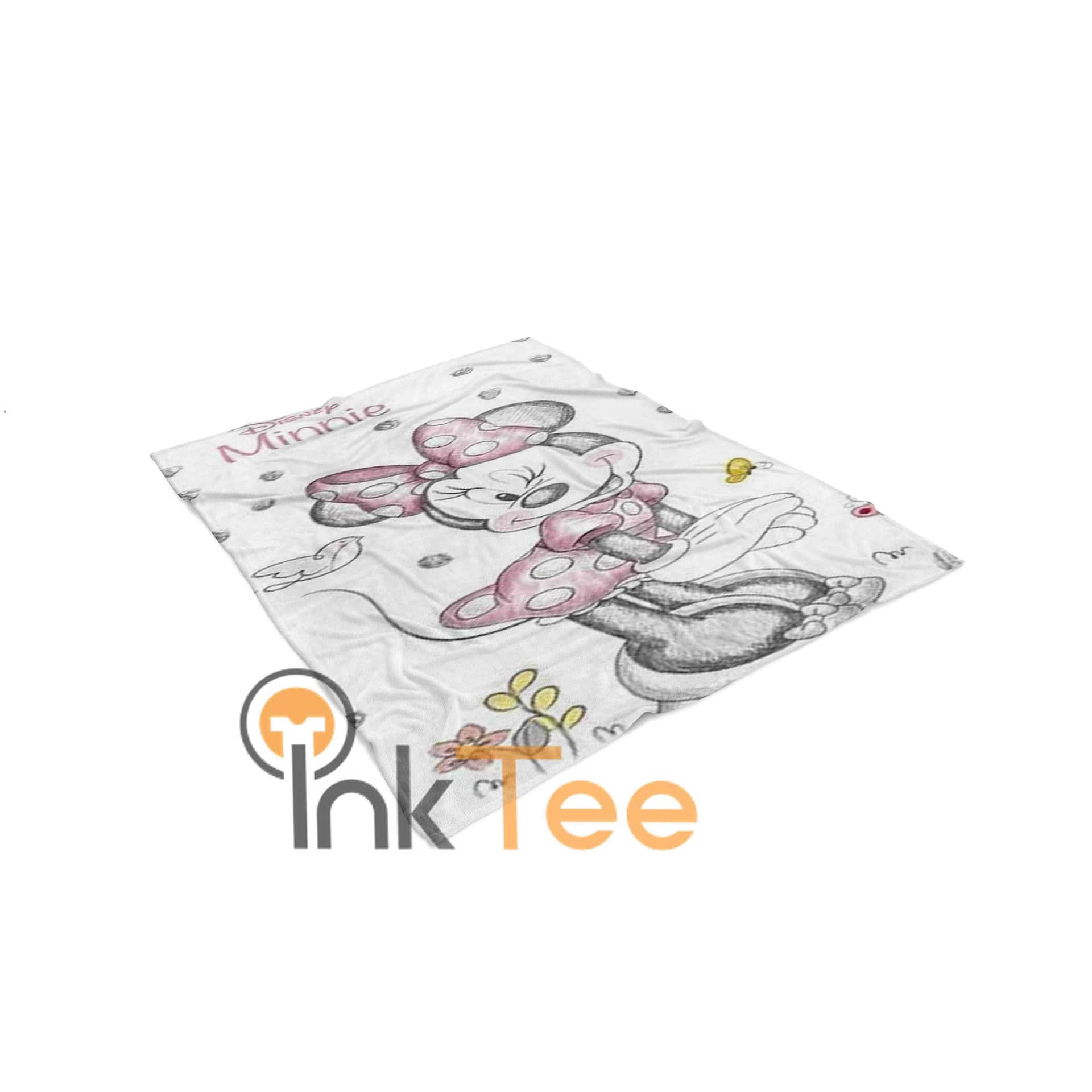 Inktee Store - Disney Minnie Mickey Limited Edition Area Amazon Best Seller 4112 Fleece Blanket Image