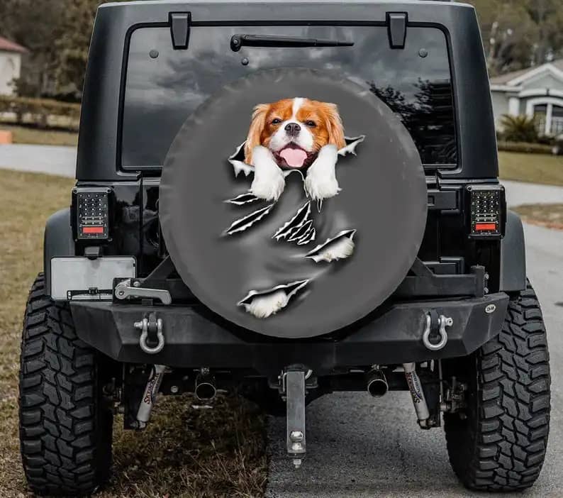 Dog Picture Custom Tire Cover