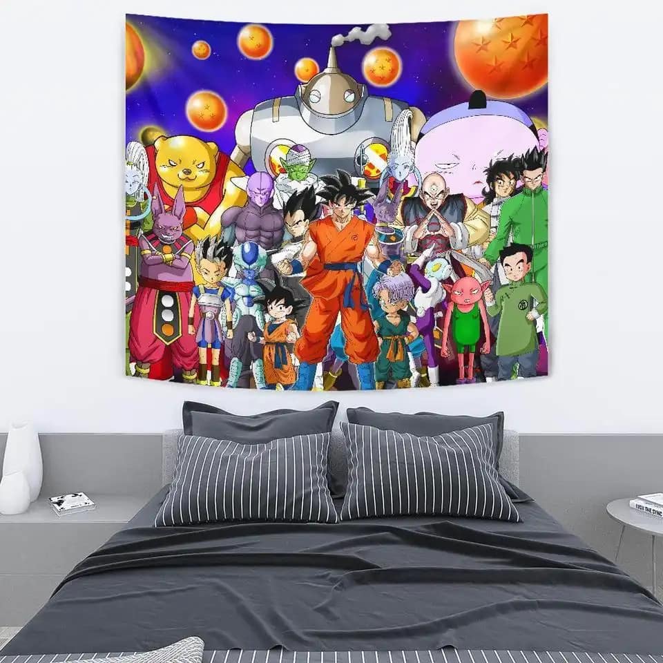 Dragon Ball Anime Fan Gift Idea Wall Decor Tapestry
