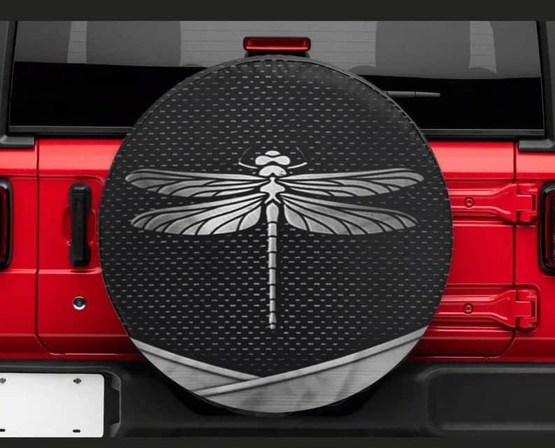 Inktee Store - Dragonfly Art Personalized Tire Cover Image