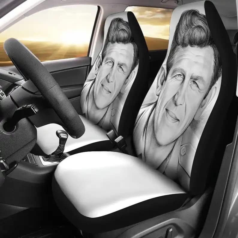 Drawing Andy Griffith Face Car Seat Covers