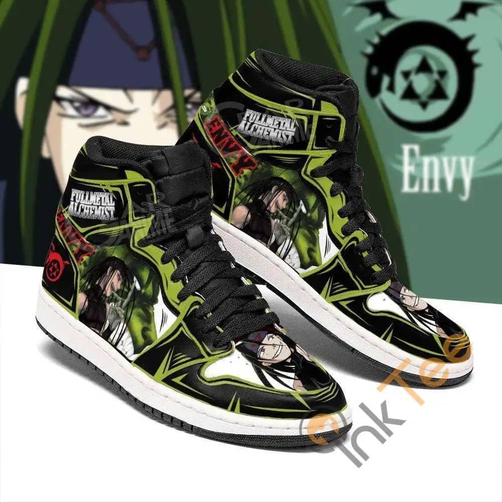 Envy Fullmetal Alchemist  Anime Custom Air Jordan Shoes