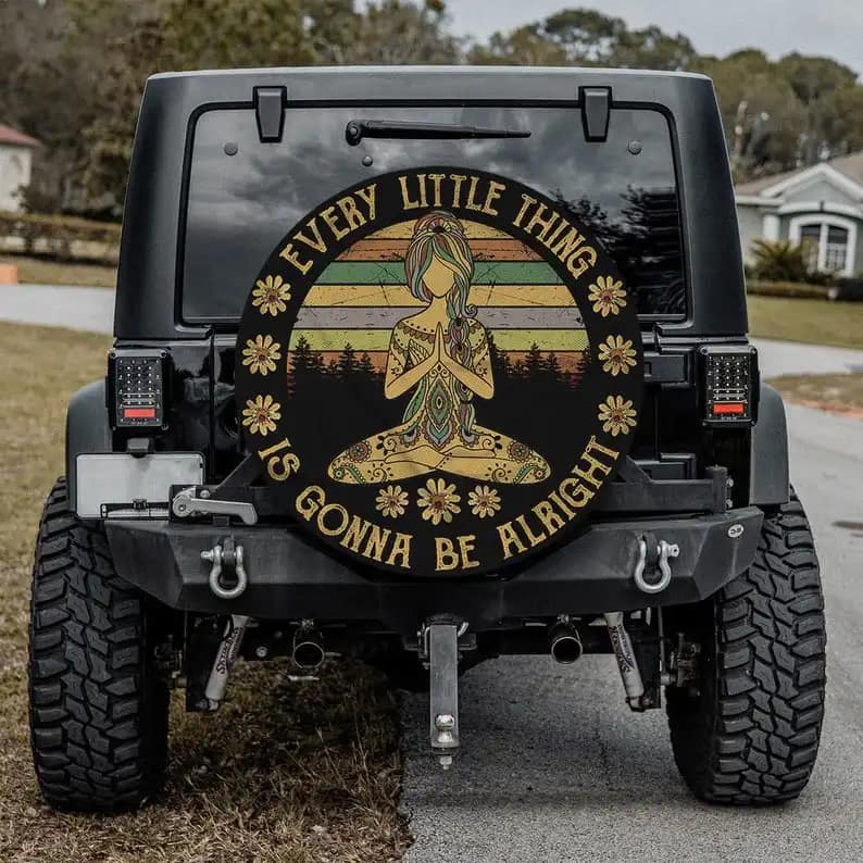 Every Little Is Gonna Be Alright Art Tire Cover
