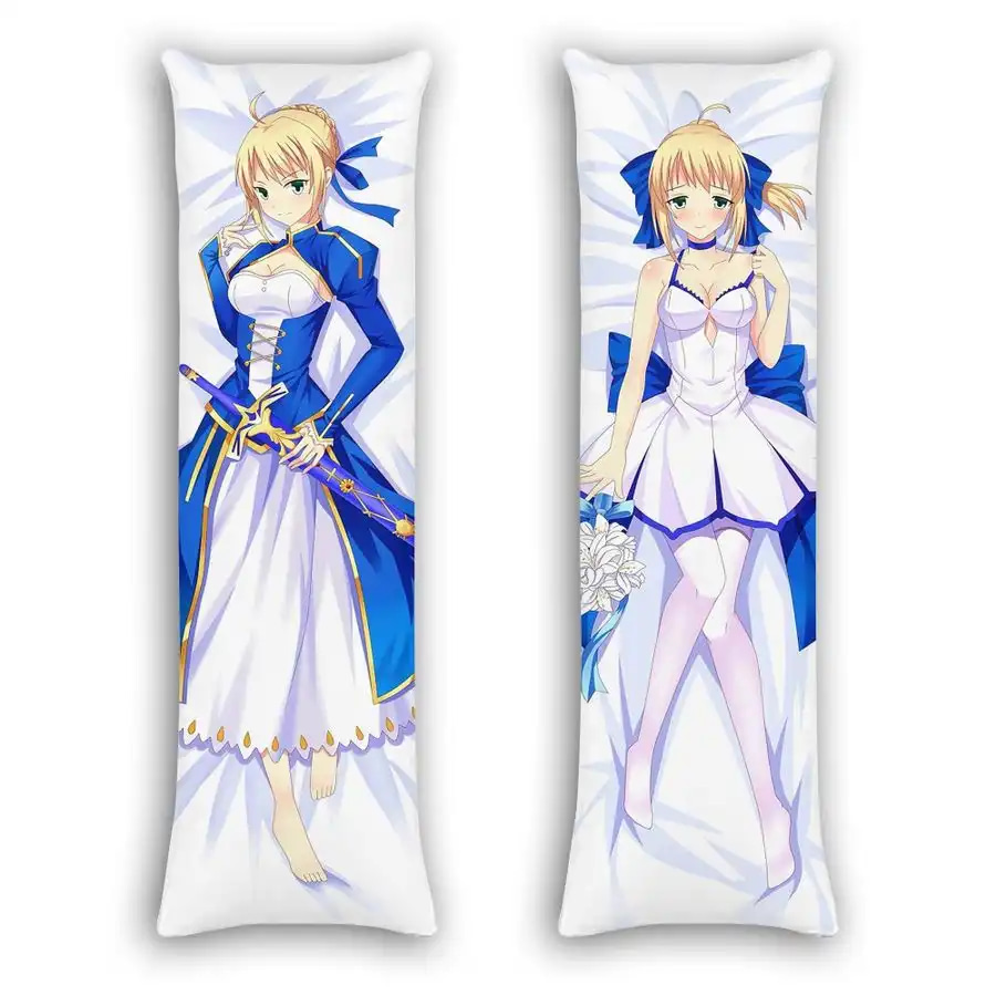 Fate Saber Anime Gifts Idea For Otaku Girl Custom Pillow Cover