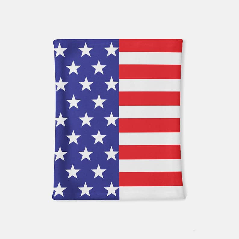 Inktee Store - Flag Custom Proud To Be America Neck Gaiter Image