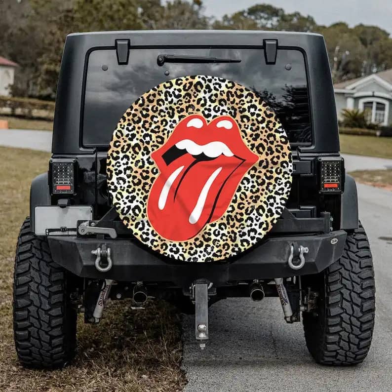 Funny Lips Tire Cover