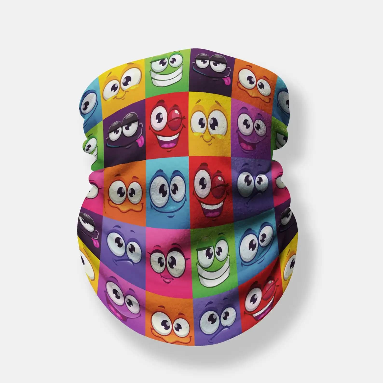 Funny Smiley Faces Neck Gaiter