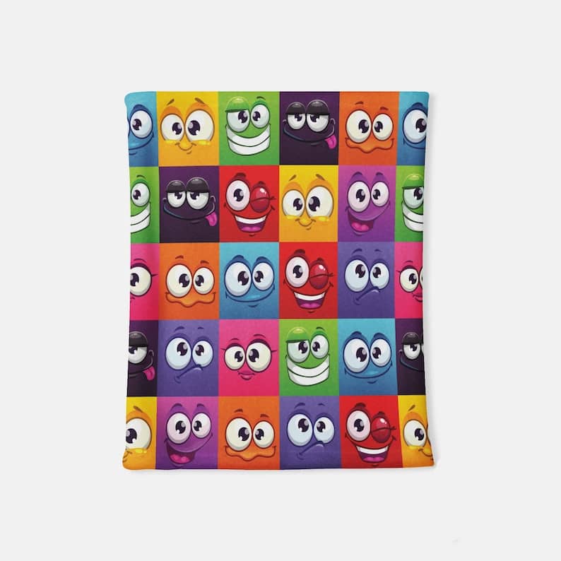 Inktee Store - Funny Smiley Faces Neck Gaiter Image