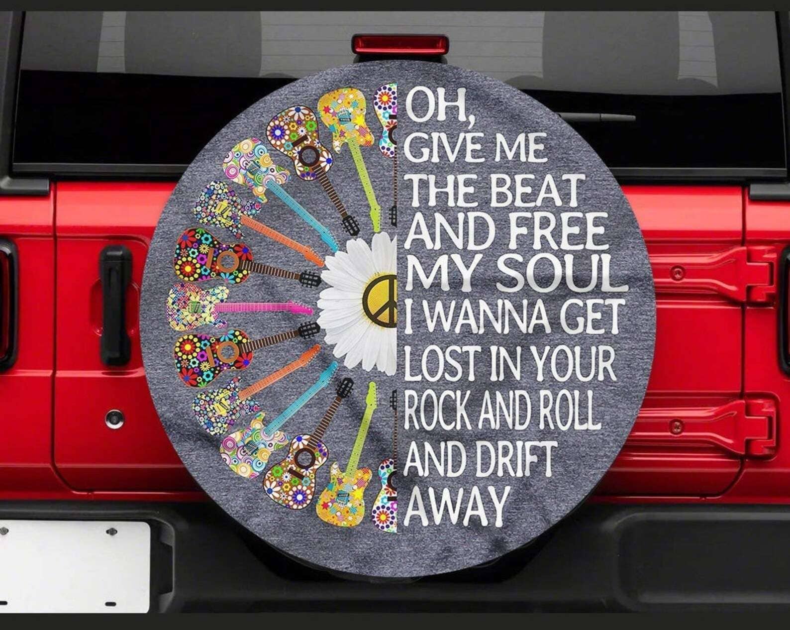 Inktee Store - Give Me The Beat Custom Tire Cover Image