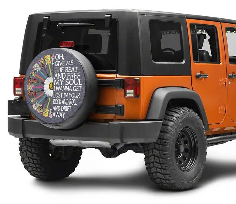 Inktee Store - Give Me The Beat Custom Tire Cover Image