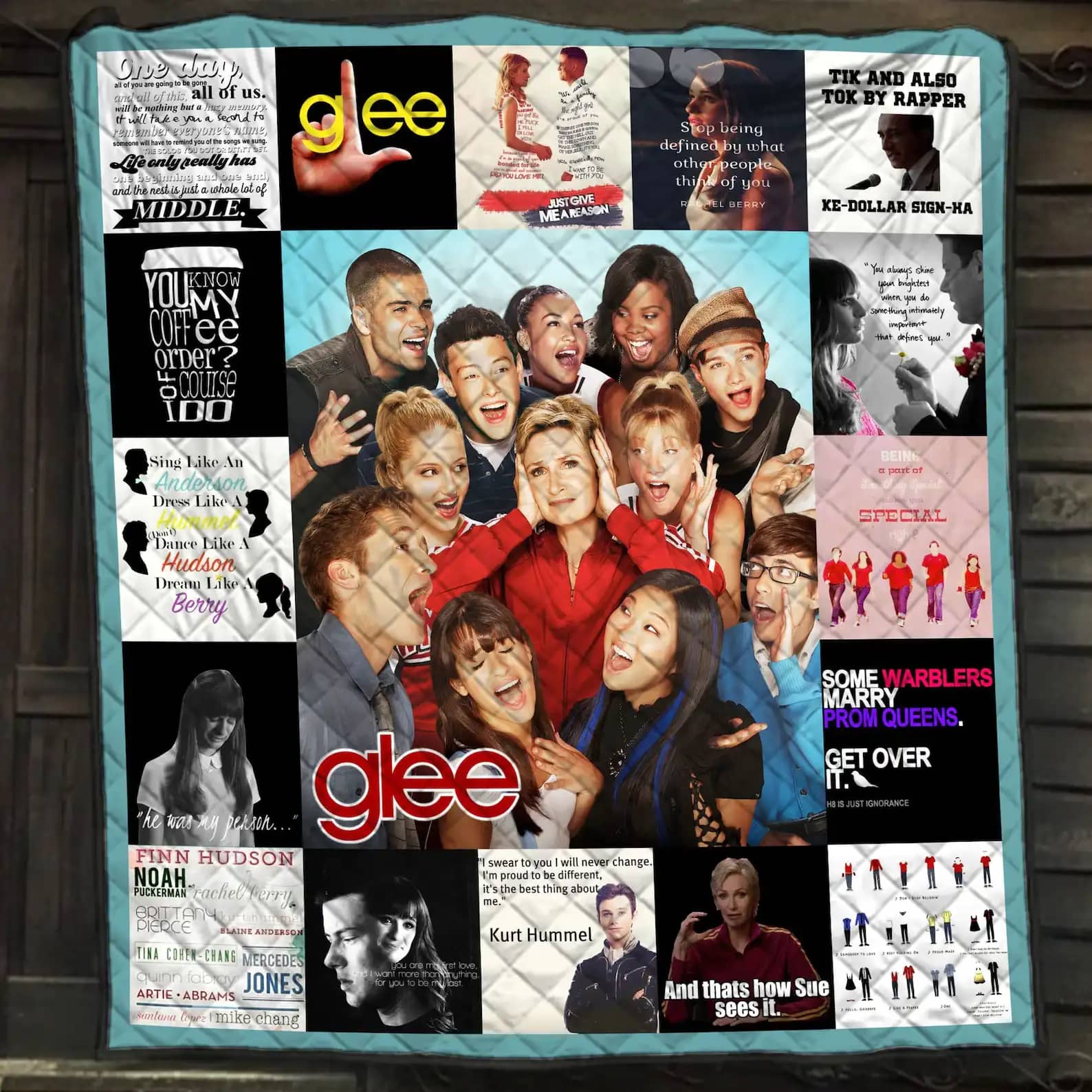 Glee Tv Series Blanket Gift For Lovers Quilt