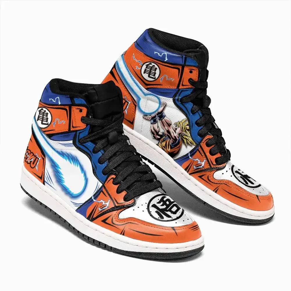 Goku Kamehameha Dragon Ball Custom Anime Air Jordan Shoes
