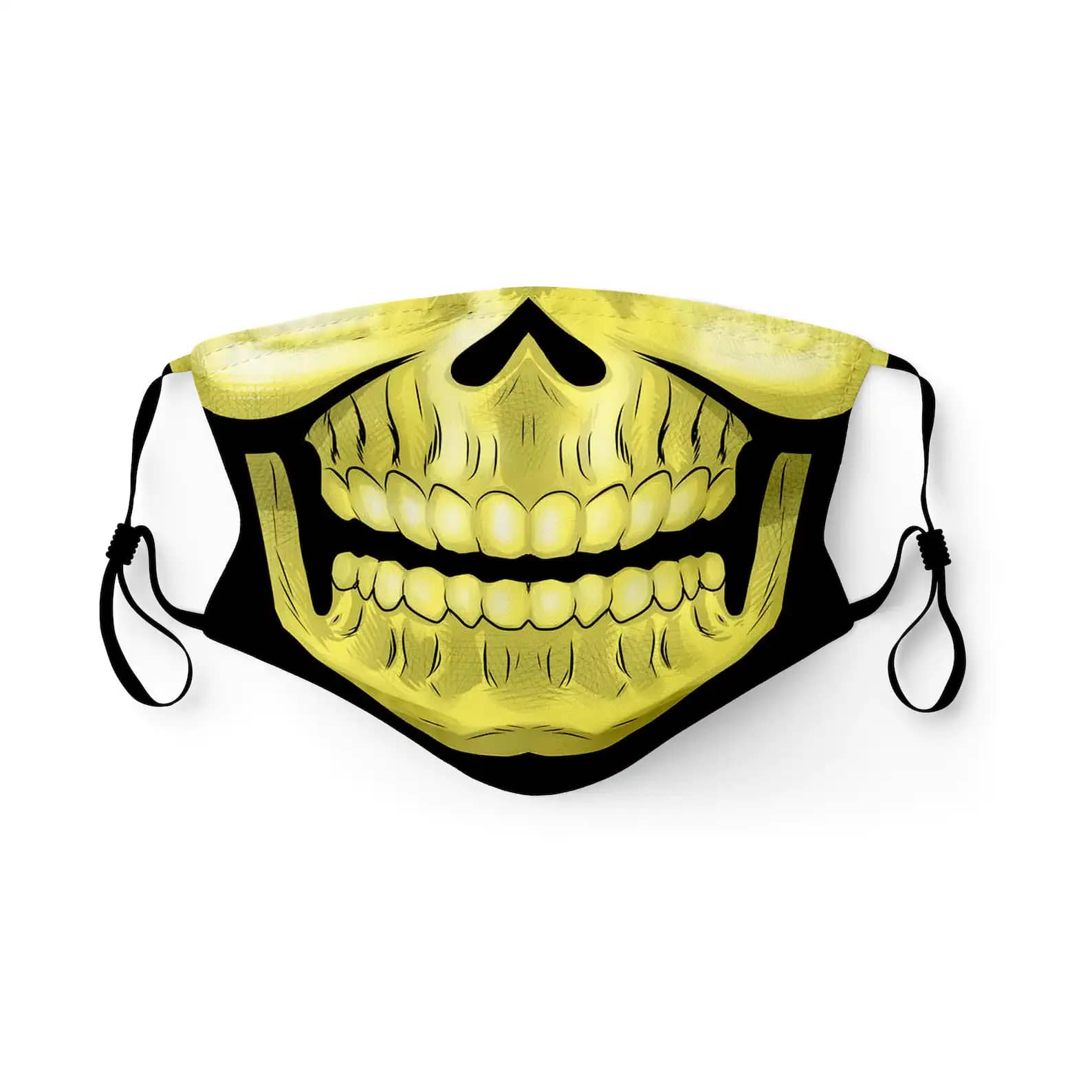 Golden Skull Face Mask