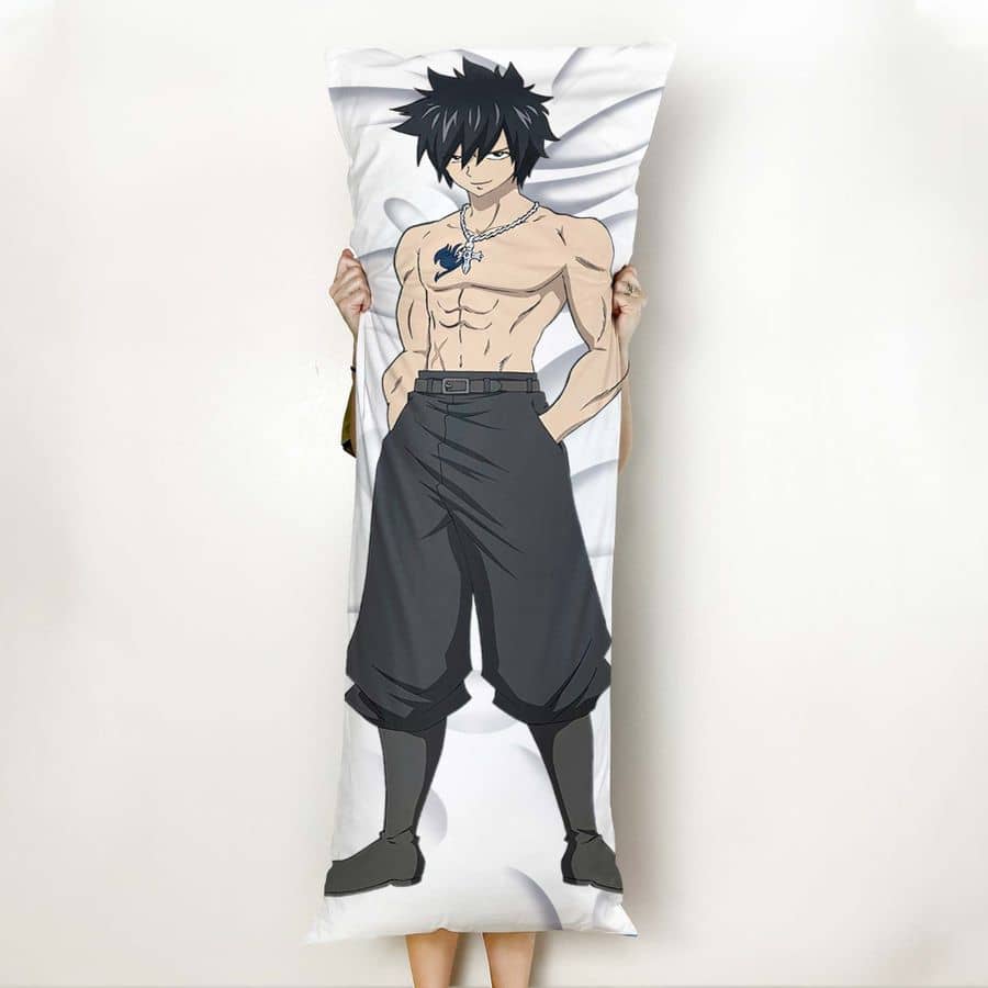 Inktee Store - Gray Fullbuster Body Custom Fairy Tail Anime Gifts Pillow Cover Image