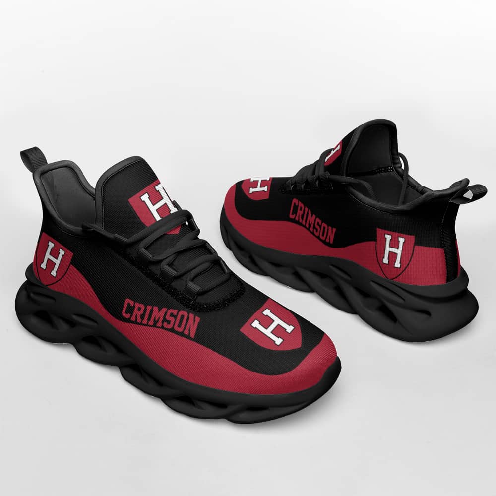 Inktee Store - Harvard Crimson Ncaa Team Urban Max Soul Shoes Image