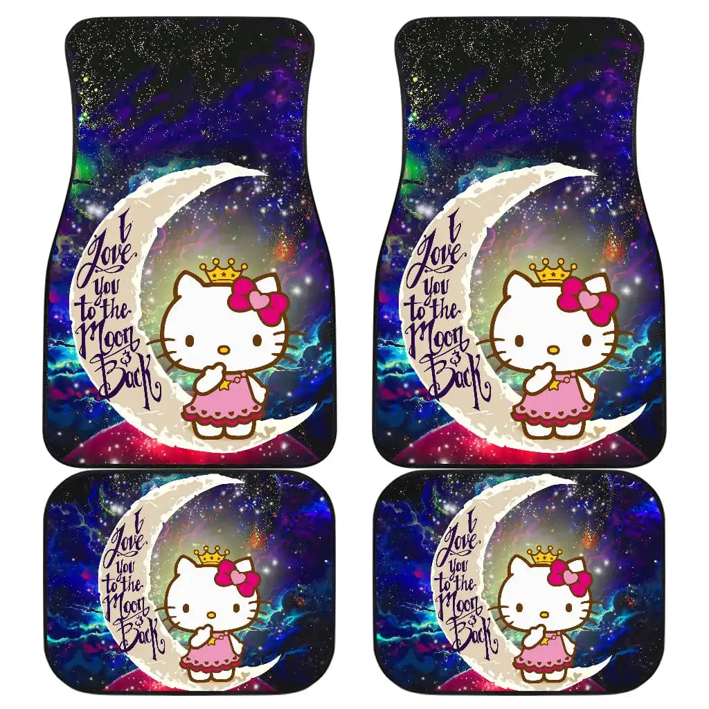 Hello Kitty Love You To The Moon Galaxy Car Floor Mats
