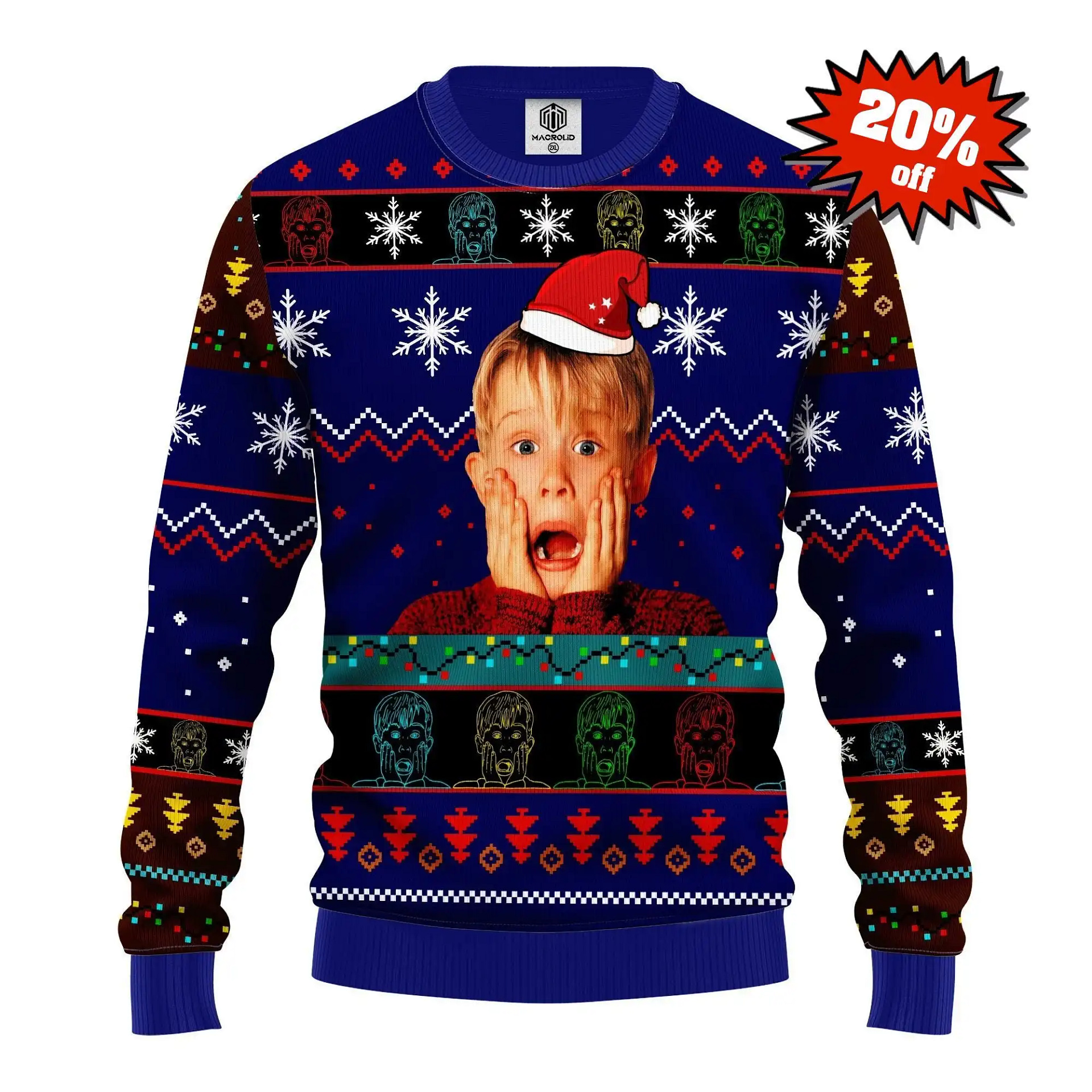 Home Alone Knitted Best Holiday Gifts Ugly Sweater