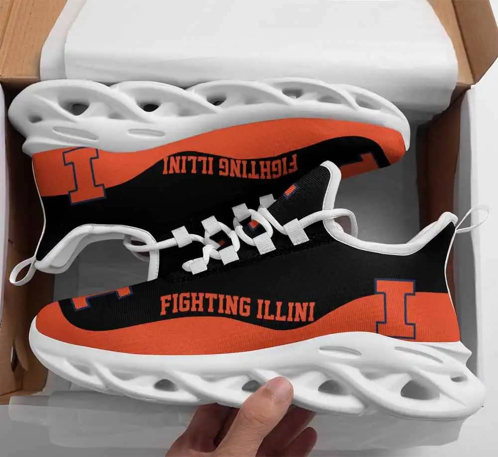 Illinois Fighting Illini Ncaa Team Urban Max Soul Sneaker Shoes