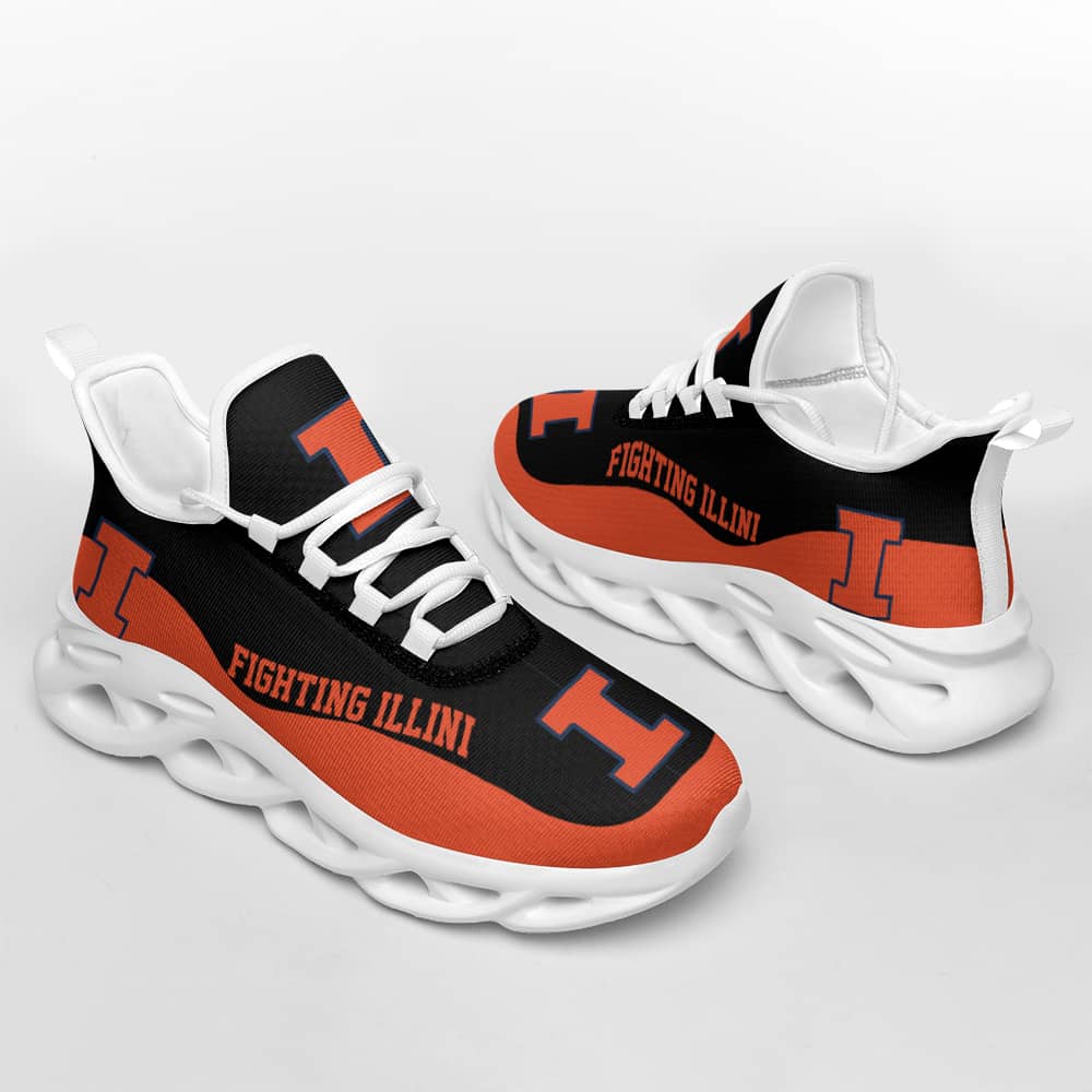 Inktee Store - Illinois Fighting Illini Ncaa Team Urban Max Soul Shoes Image