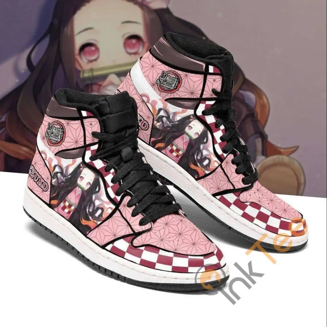 Japan Pink Japan Costume Anime Japanese Pattern Custom Air Jordan Shoes