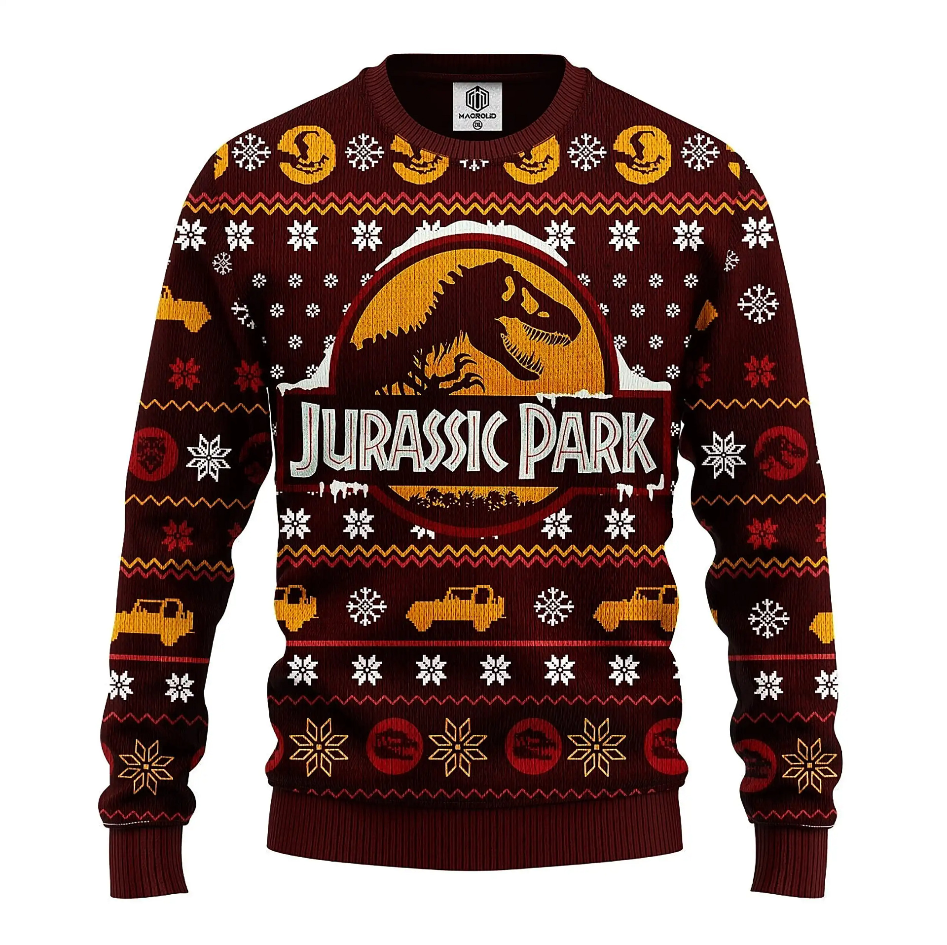 Jurassic Park Knitted Xmas Best Holiday Gifts Ugly Sweater