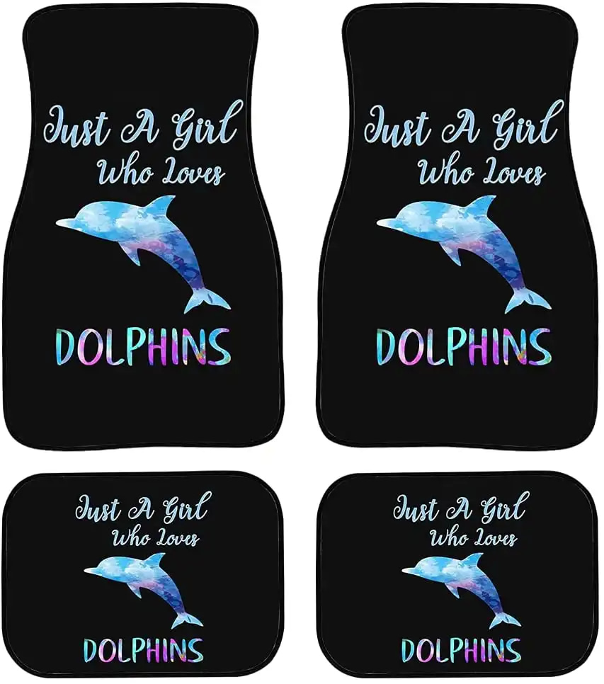 Just A Girl Who Loves Dolphins Car Floor Mats