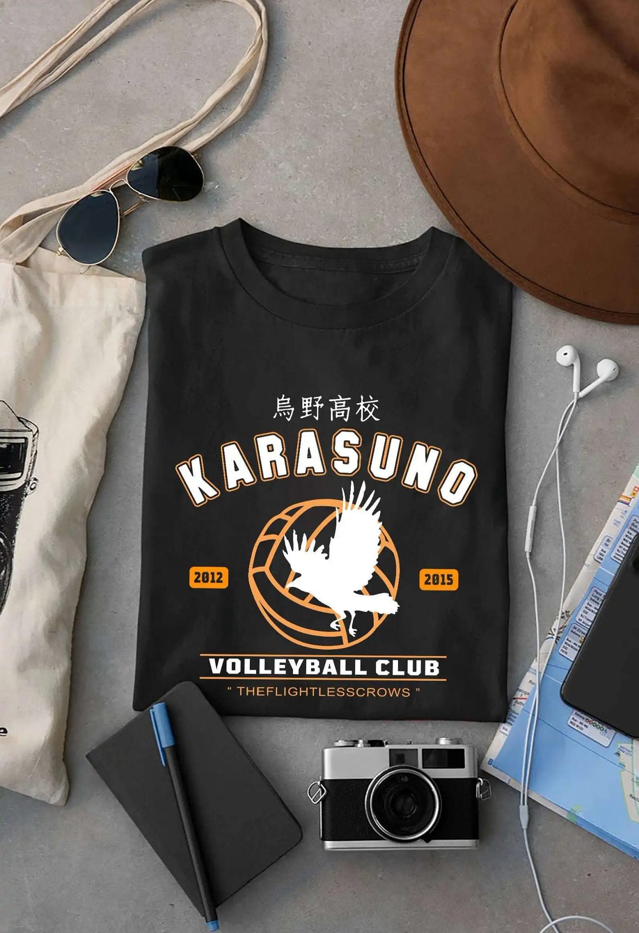 Karasuno Volleyball Club Haikyuu Men'S T Shirt