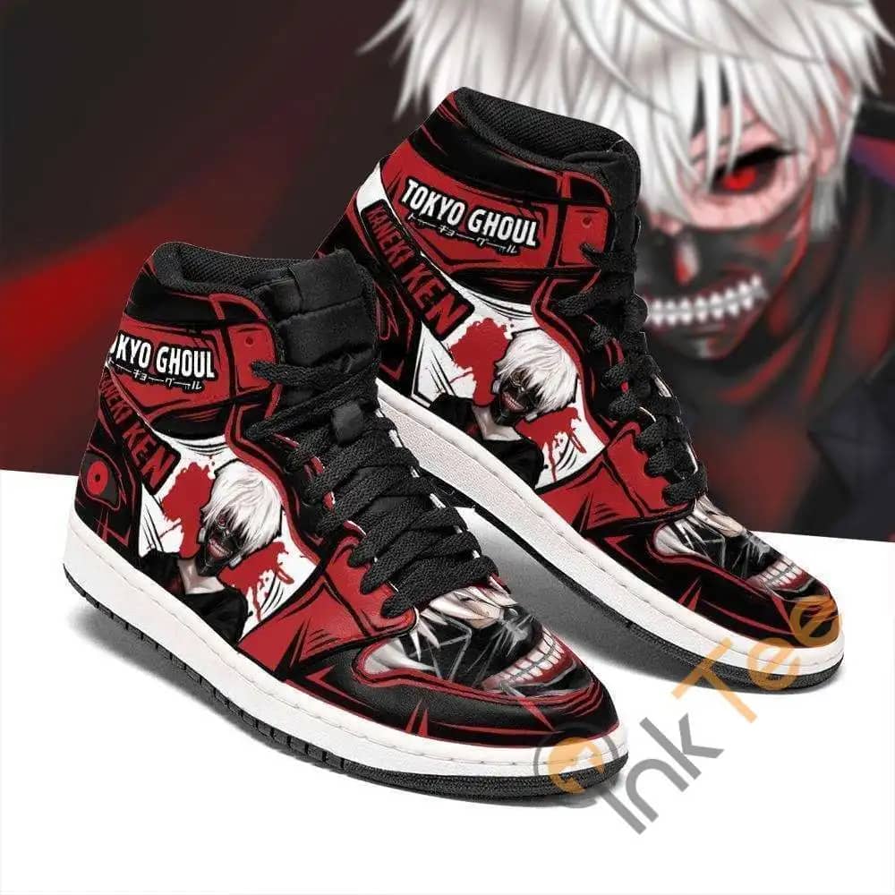 Ken Kaneki Tokyo Ghoul Anime Air Jordan Shoes
