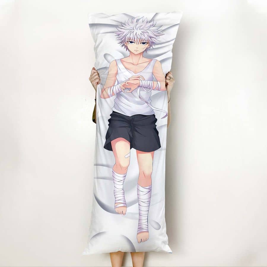 Inktee Store - Killua Zoldyck Custom Hunter X Hunter Anime Gifts Pillow Cover Image