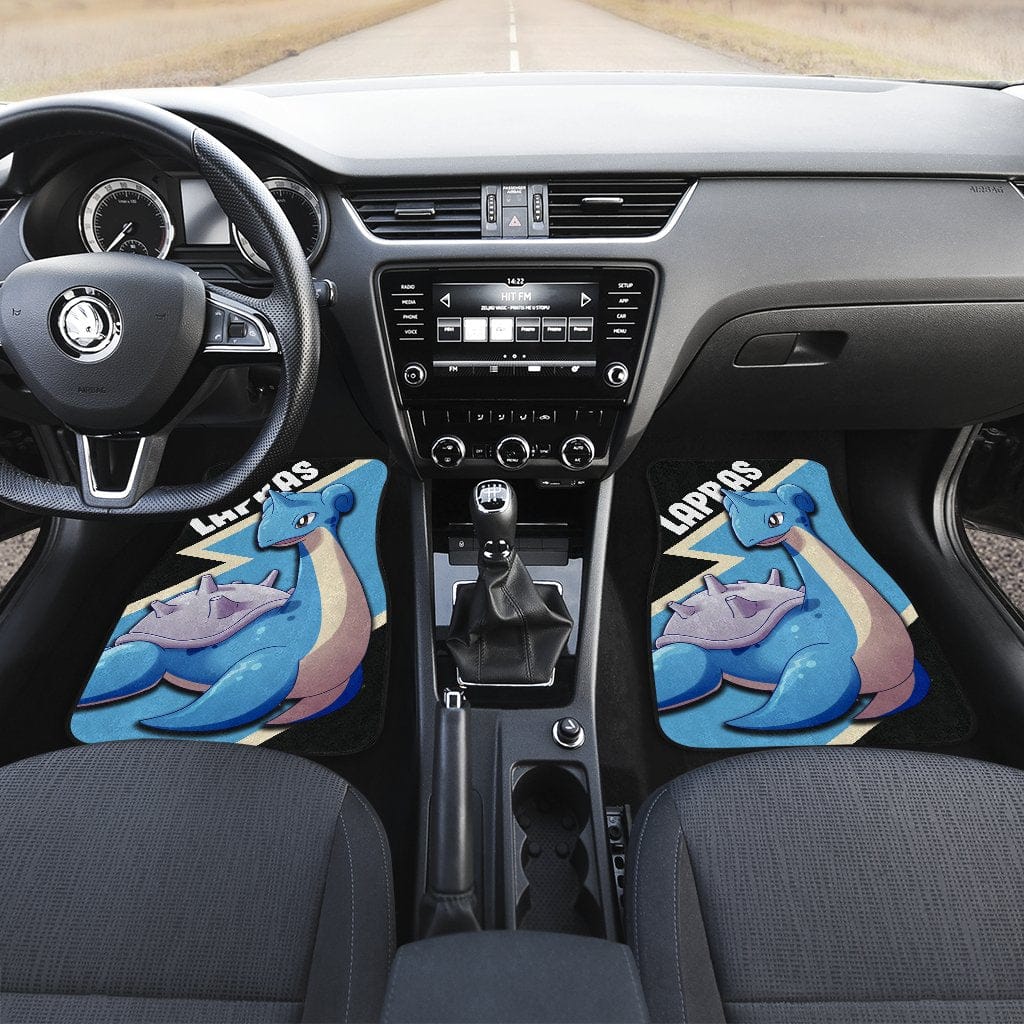 Inktee Store - Lapras Custom Anime Pokemon Interior Accessories Car Floor Mats Image