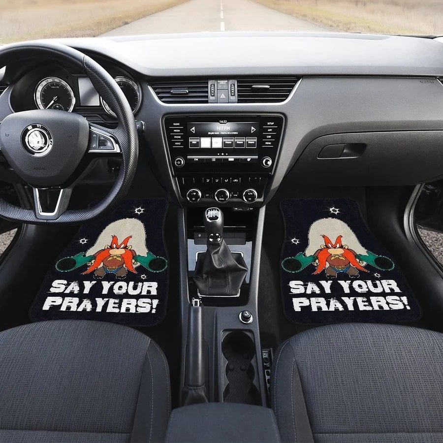 Inktee Store - Looney Tunes Say Your Prayers Car Floor Mats Image