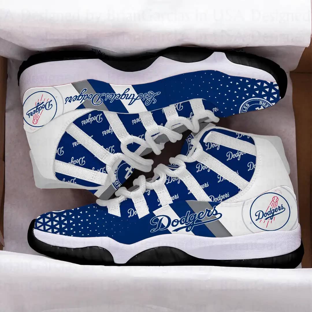 Los Angeles Dodgers Custom Air Jordan 11 Sneakers