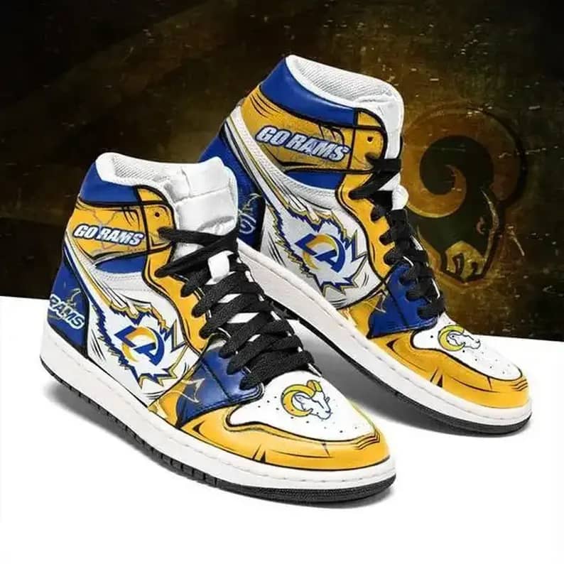 Los Angeles Rams Nfl Football Sport Teams Perfect Gift For Fans Air Jordan Shoes