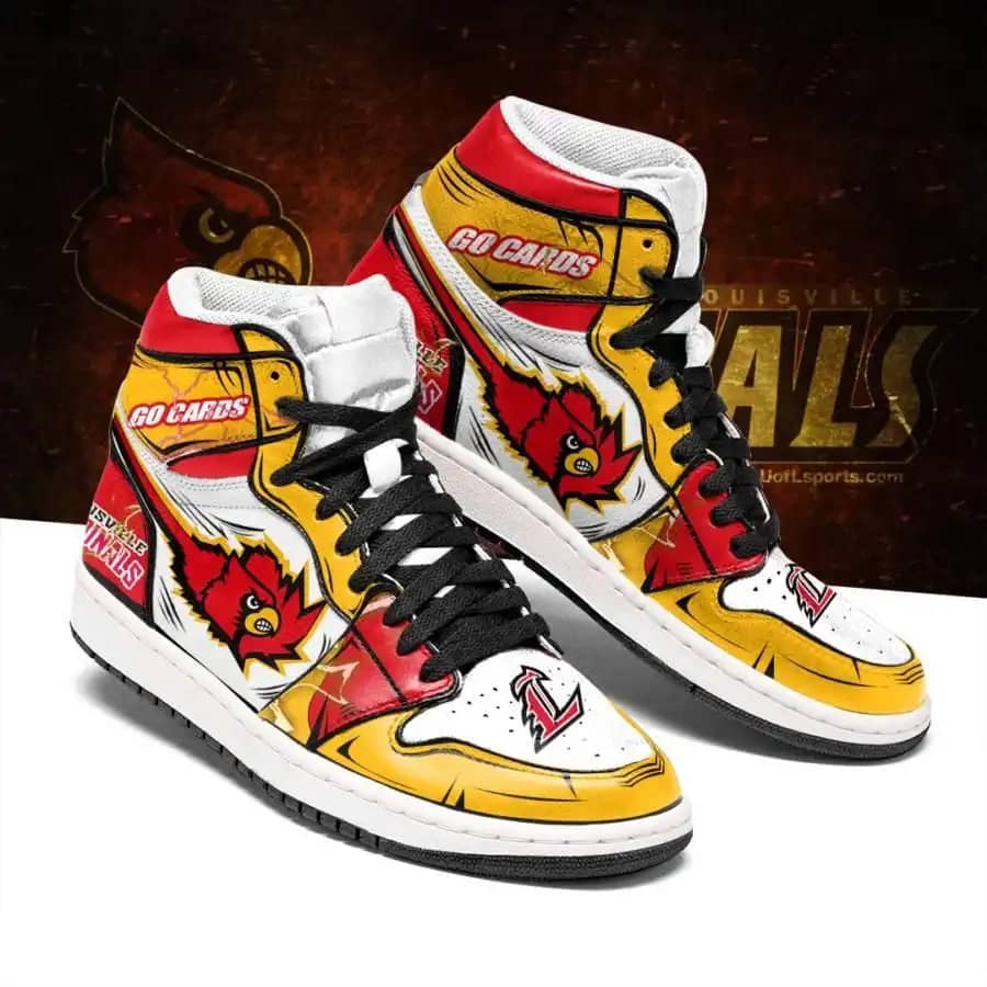 Louisville Cardinals Ncaa Sport Teams Perfect Gift For Sports Fans Air Jordan Shoes