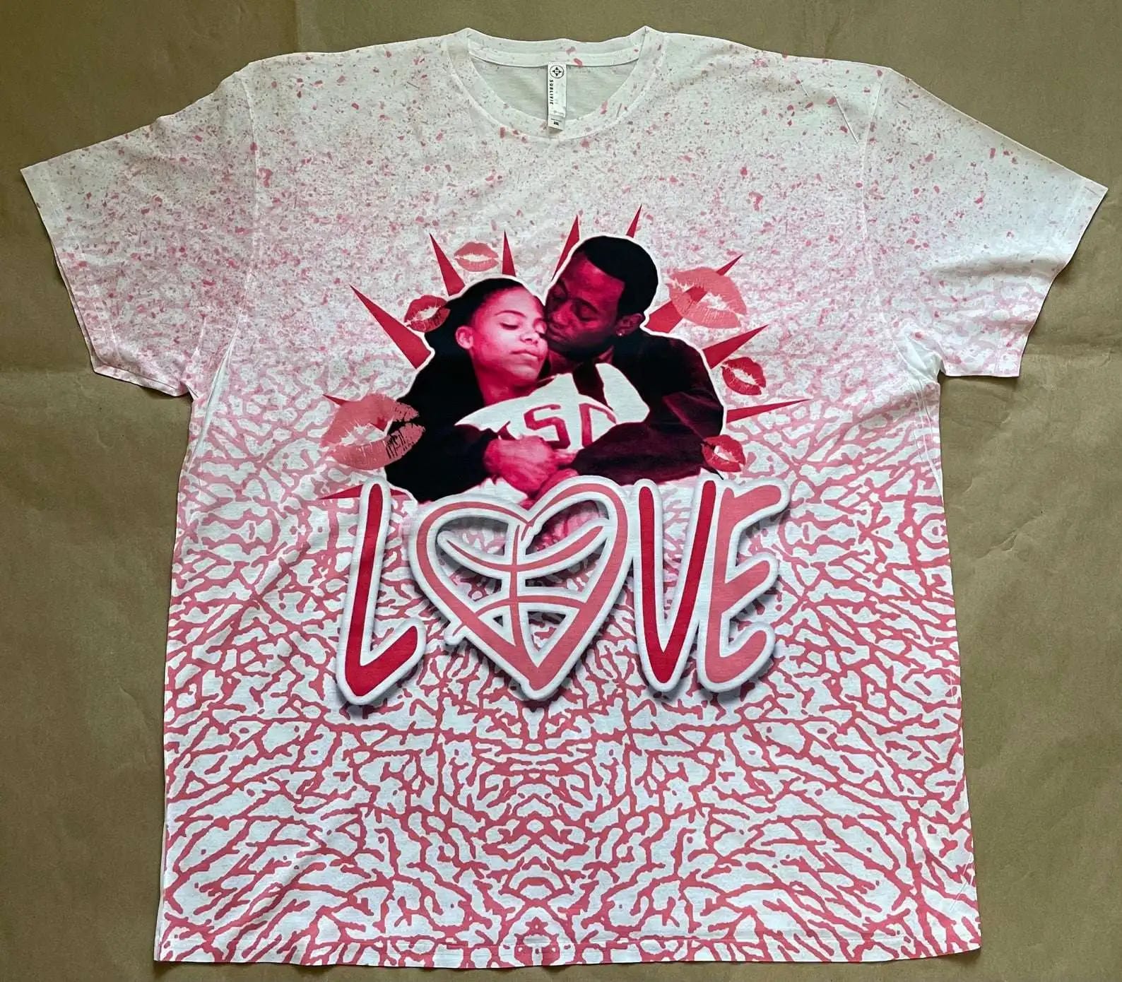 Love &Amp; Basketball Shirt Kisses Custom 3D All Over Print T-Shirt