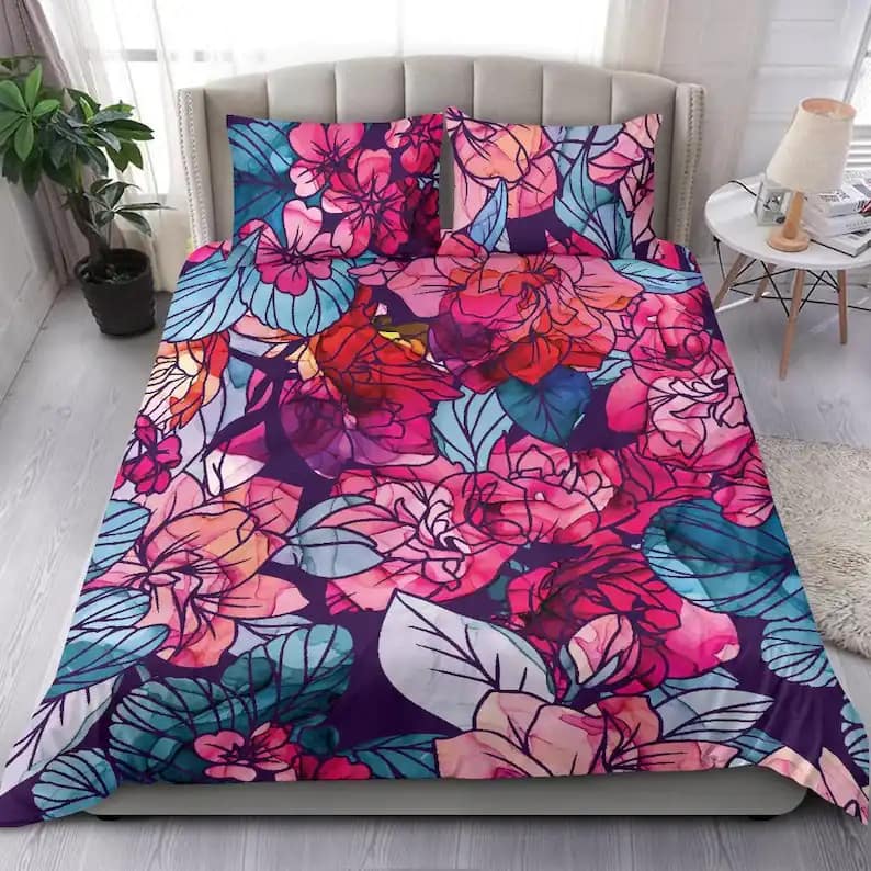 Luxurious Purple Boho Wonderland Quilt Bedding Sets